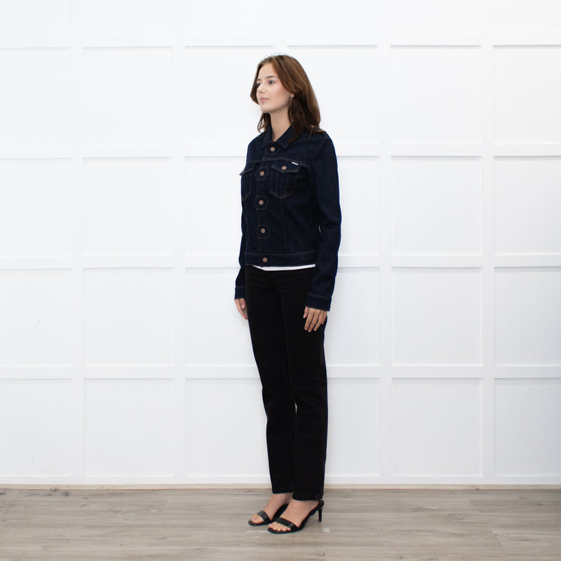 Mother Navy Denim Jacket
