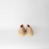 Santoni Cream Suede High Top Loafers