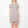 Marc by Marc Jacobs Fine Knit Blue Striped Mini Dress