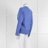 Chinti & Parker Cornflower Blue Wool Cashmere Blend V Neck Jumper