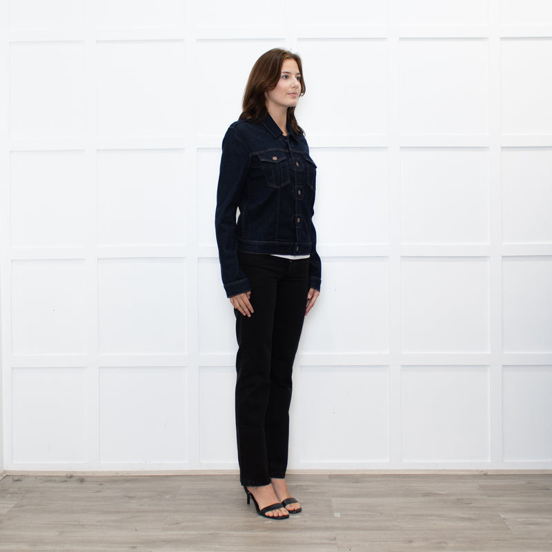 Mother Navy Denim Jacket