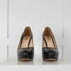 Prada Black Platform Court Shoes