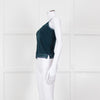 By Malene Birger Teal Lace Trim Camisole