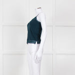 By Malene Birger Teal Lace Trim Camisole