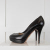 Prada Black Platform Court Shoes