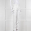 Piazza Sempione White Cotton Straight Leg Trousers