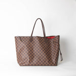 Louis Vuitton Brown Damiere Ebene Neverfull GM Tote Bag