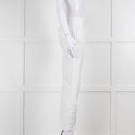 Piazza Sempione White Cotton Straight Leg Trousers