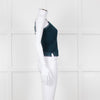 By Malene Birger Teal Lace Trim Camisole