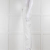 Piazza Sempione White Cotton Straight Leg Trousers