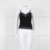 By Malene Birger Black Lace Trim Camisole