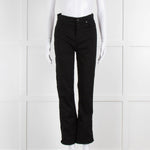 Seven For All Mankind Black Stretch Cotton Skinny Jeans