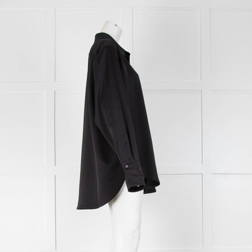 Serena Bute Black Oversized Shirt