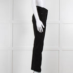 Seven For All Mankind Black Stretch Cotton Skinny Jeans