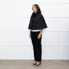 Weekend Max Mara Black Quilted Short Cape