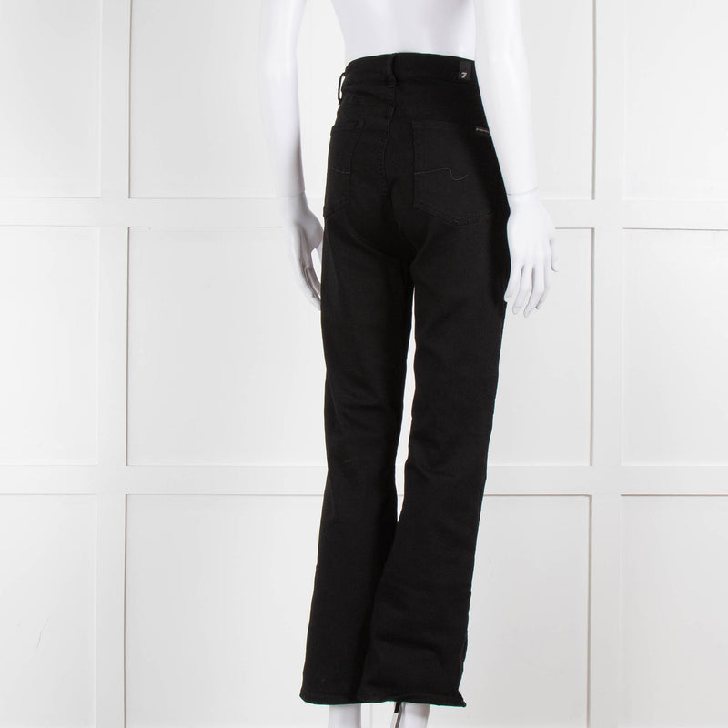 Seven For All Mankind Black Stretch Cotton Skinny Jeans