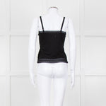 By Malene Birger Black Lace Trim Camisole