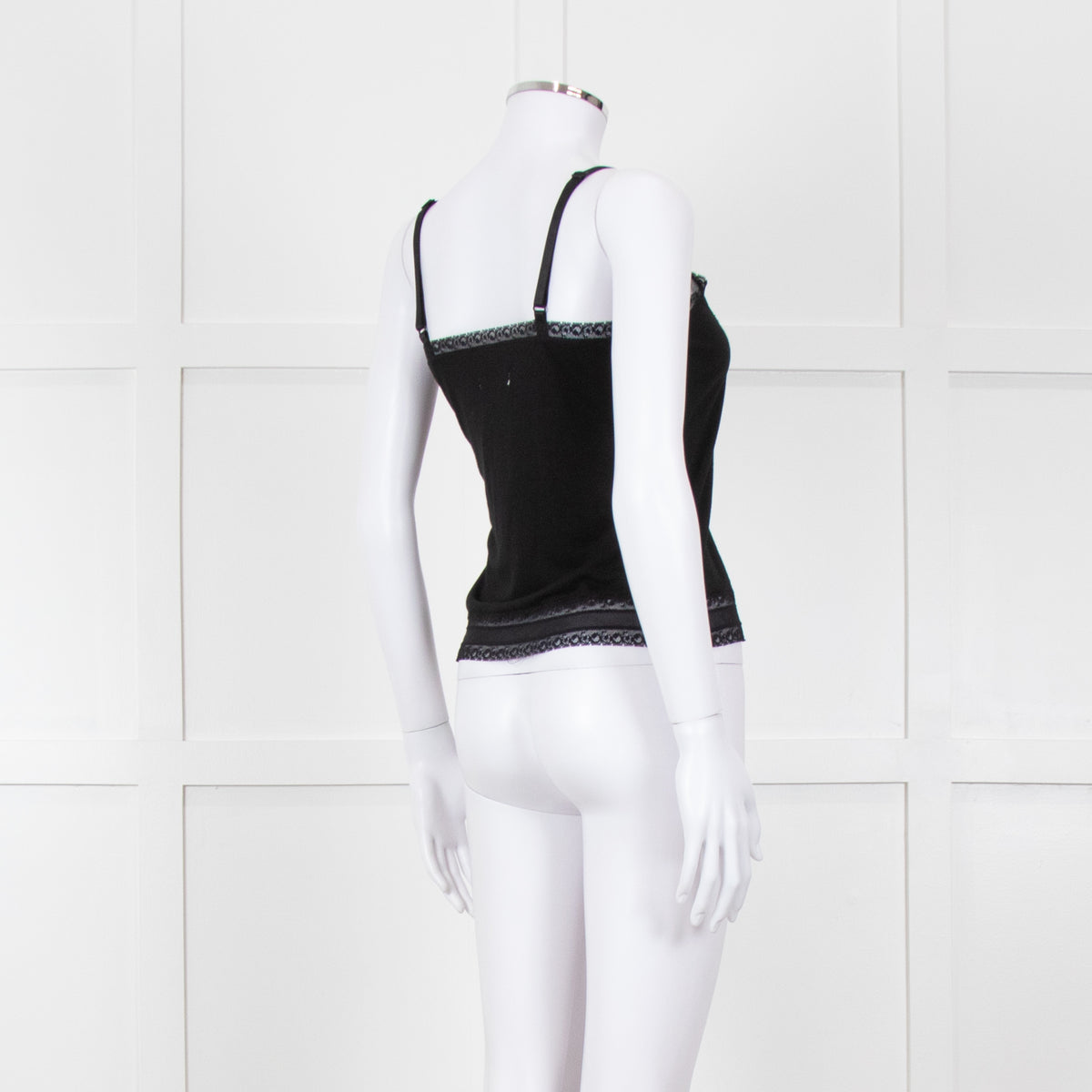 By Malene Birger Black Lace Trim Camisole