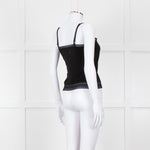 By Malene Birger Black Lace Trim Camisole