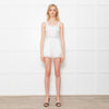 Charo Ruiz White Broderie Anglaise Playsuit