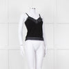 By Malene Birger Black Lace Trim Camisole