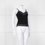 By Malene Birger Black Lace Trim Camisole