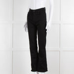 Seven For All Mankind Black Stretch Cotton Skinny Jeans
