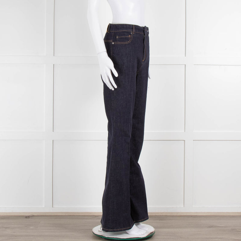 Dorothee Schumacher Blue Denim Boot Cut Jeans