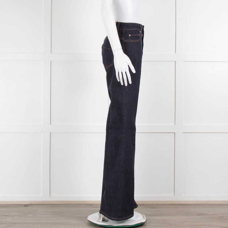 Dorothee Schumacher Blue Denim Boot Cut Jeans