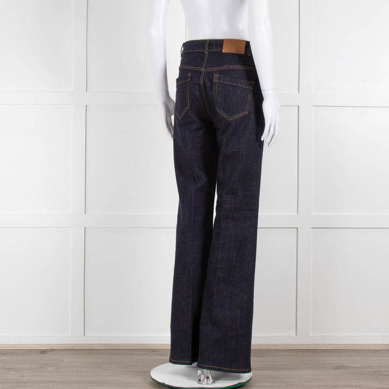 Dorothee Schumacher Blue Denim Boot Cut Jeans
