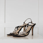 Dior Crystal Embellished Black Sandal