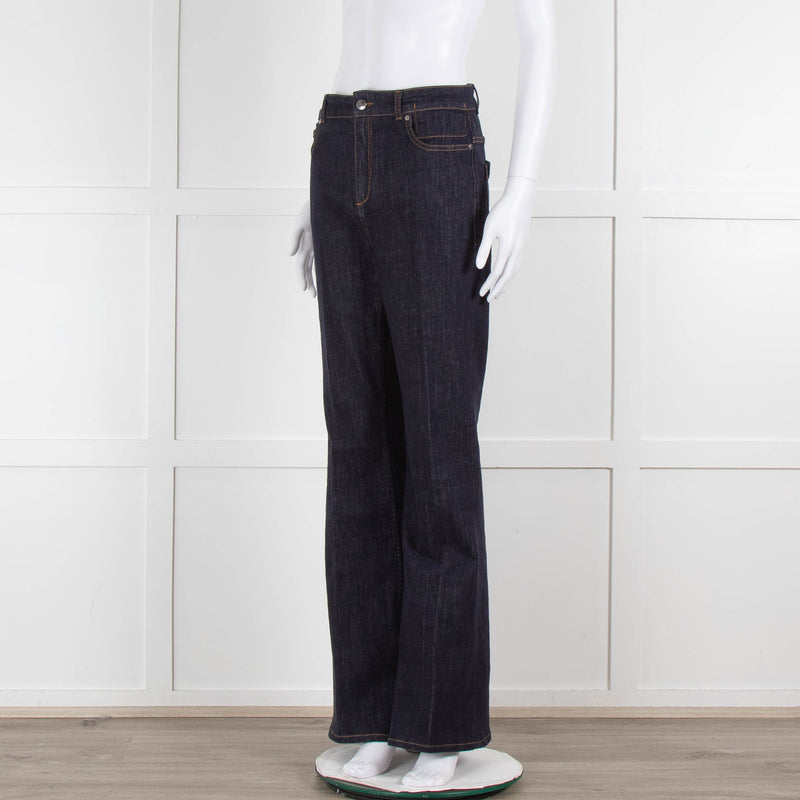 Dorothee Schumacher Blue Denim Boot Cut Jeans