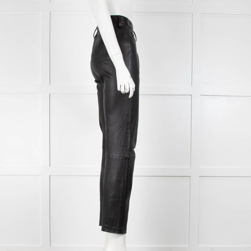 The Row Leather Trousers