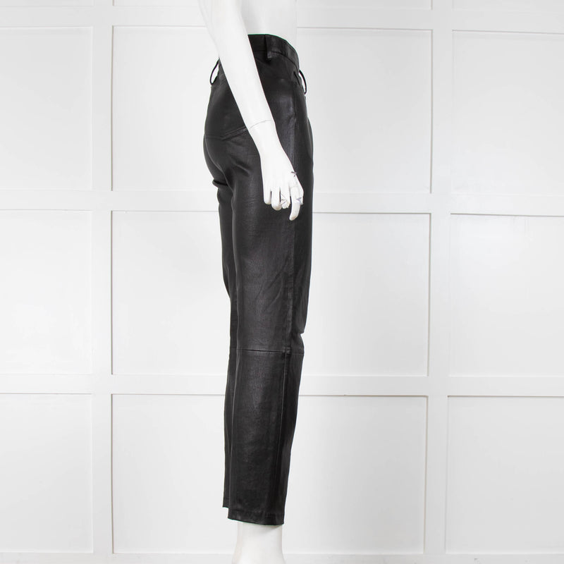 The Row Leather Trousers