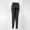 Raey Black Leather Leggings