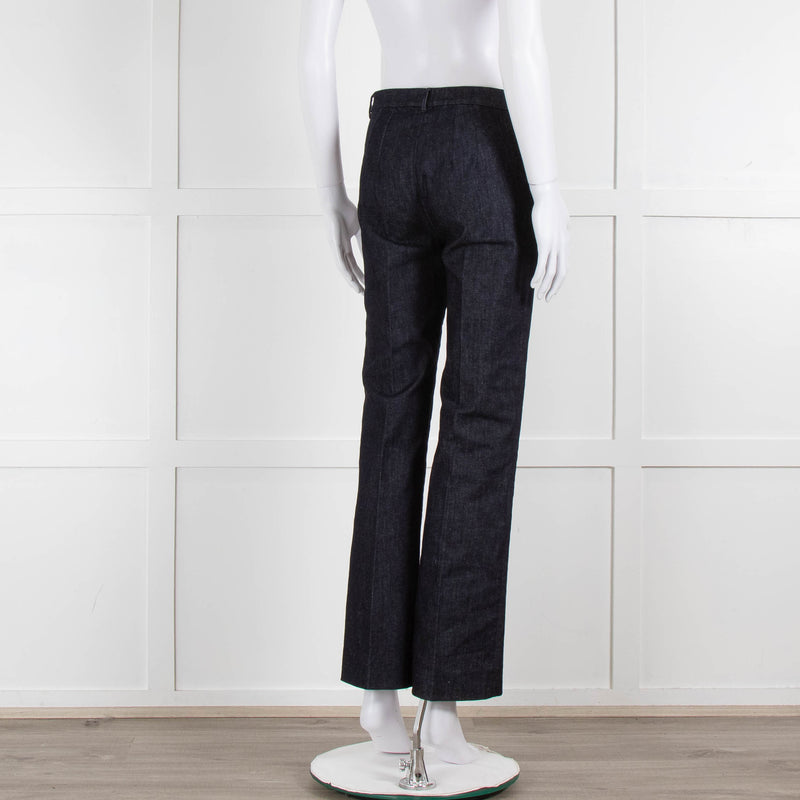 Max Mara Blue Denim Stretch BootCut Jeans