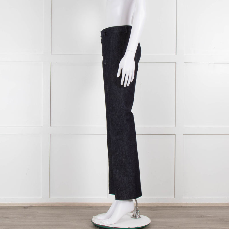 Max Mara Blue Denim Stretch BootCut Jeans