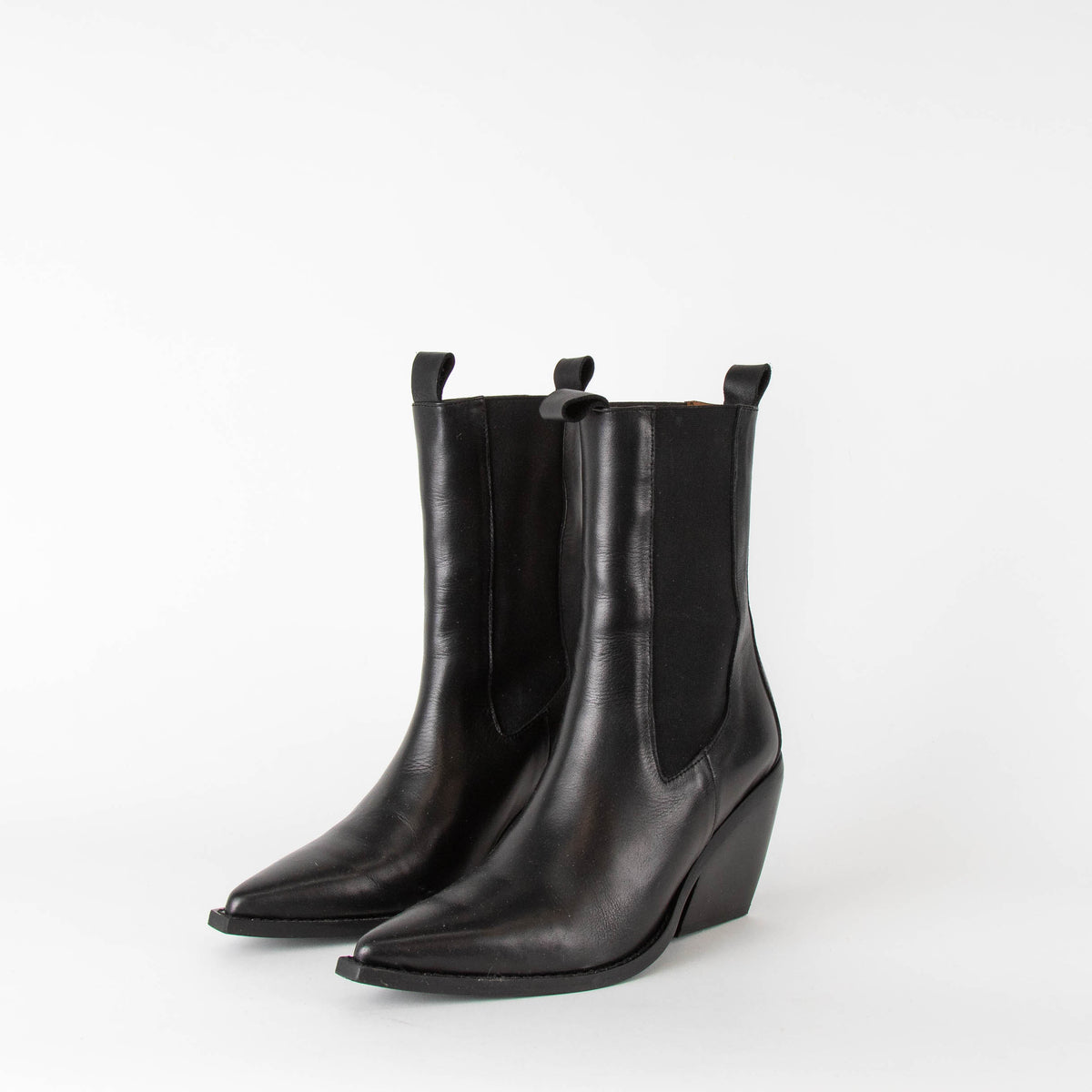 Day Birger Mikkelsen Black Slim Ankle Cowboy Boot