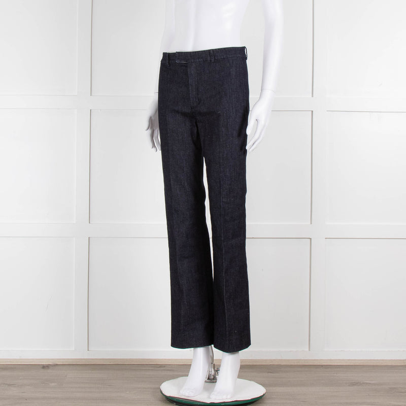 Max Mara Blue Denim Stretch BootCut Jeans