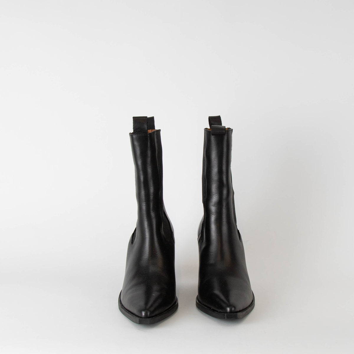 Day Birger Mikkelsen Black Slim Ankle Cowboy Boot