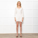 Elizabeth Hurley Julie White Crochet Beach Dress