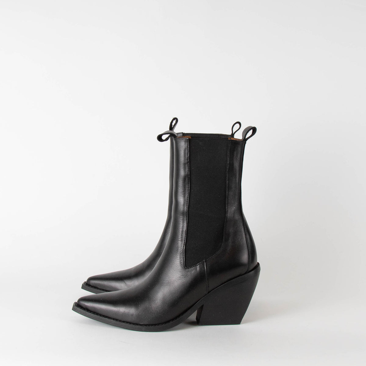 Day Birger Mikkelsen Black Slim Ankle Cowboy Boot