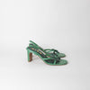Rixo Green Seville Sandals