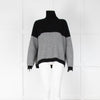 Jumper 1234 Black and Grey Cashmere Jumper