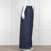 Weekend Max Mara Blue Denim Wide Leg Jeans