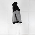 Jumper 1234 Black and Grey Cashmere Jumper