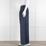 Weekend Max Mara Blue Denim Wide Leg Jeans
