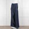 Weekend Max Mara Blue Denim Wide Leg Jeans
