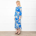 Lollys Laundry Multicolour Button Front Dress With Birds and Floral Print