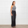 Paige Black Sasha High Waisted Straight Leg Jeans